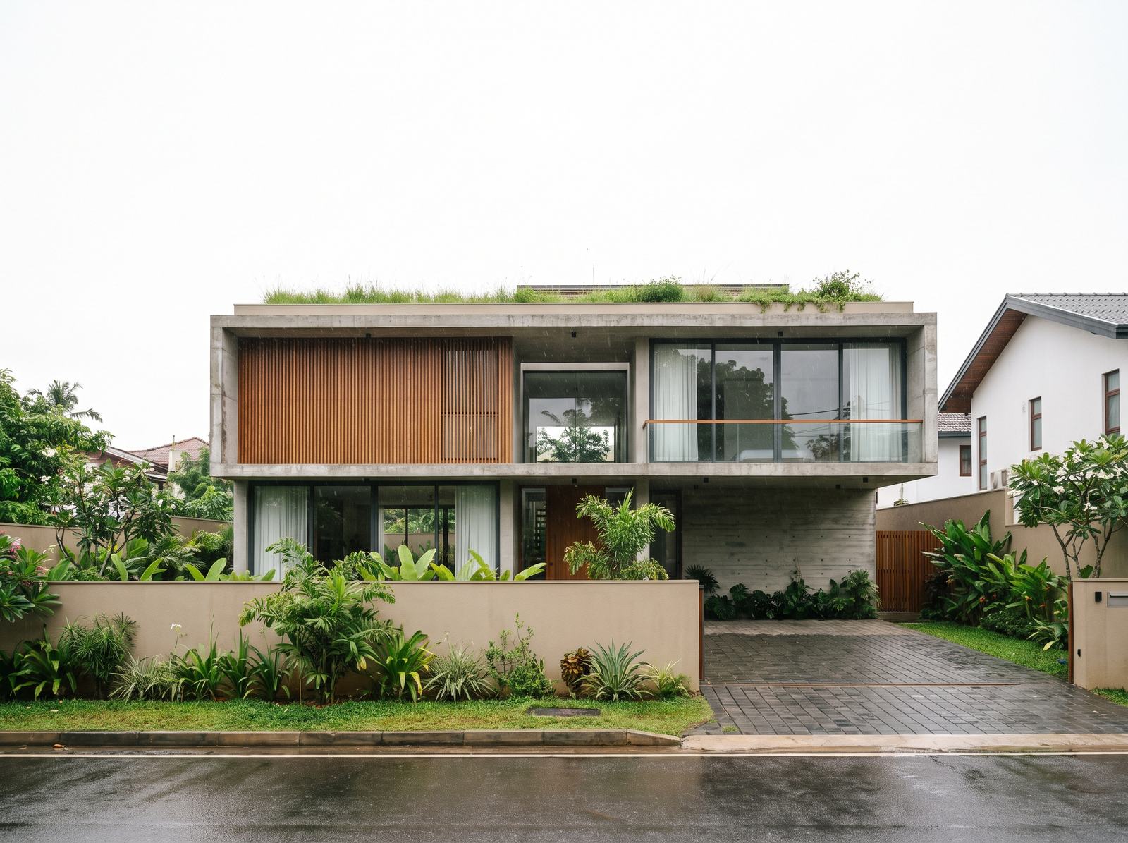 Contemporary residence built by Real One Holdings in Colombo