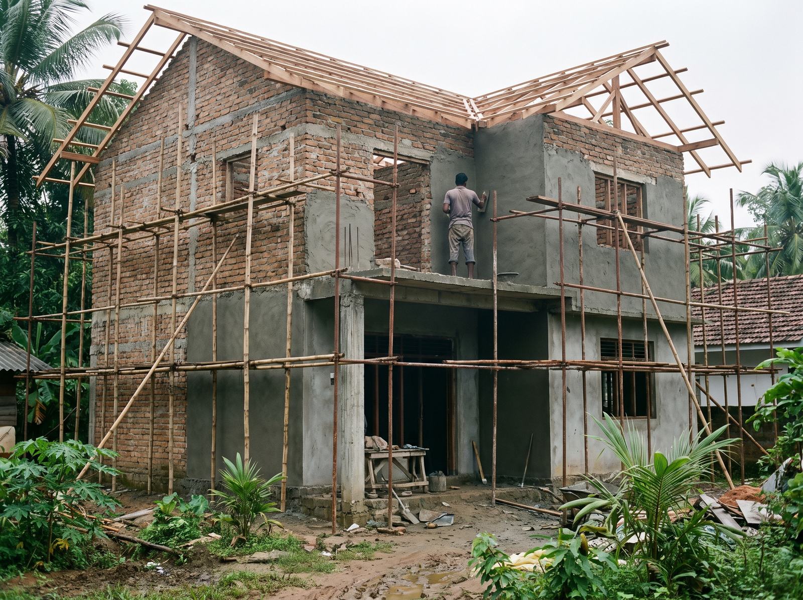 A Real One Holdings house currently under construction
