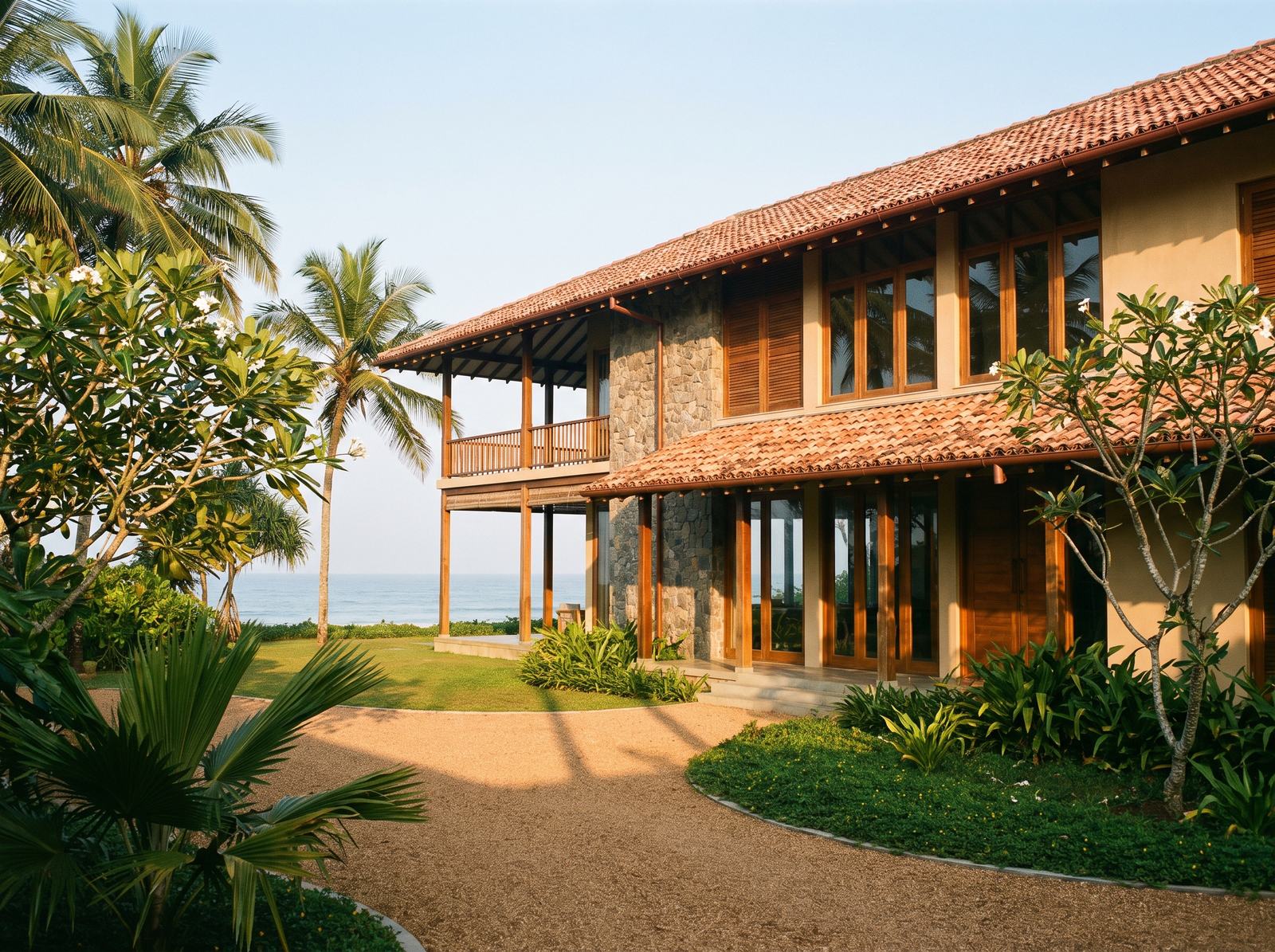 Modern luxury villa built by Real One Holdings in Galle